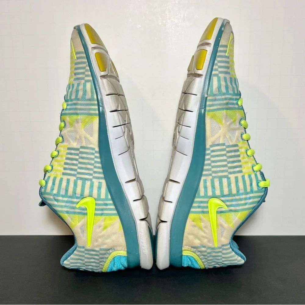 Womens NIKE Free 5.0 TR Fit 3 Aqua Blue Athletic Shoes / Size 7